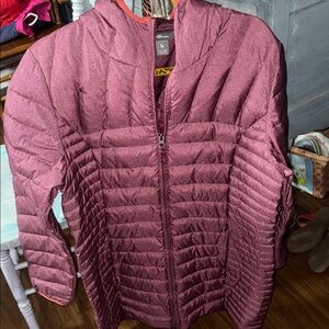 Women's Burgundy Quilted Jacket Eddie Bauer